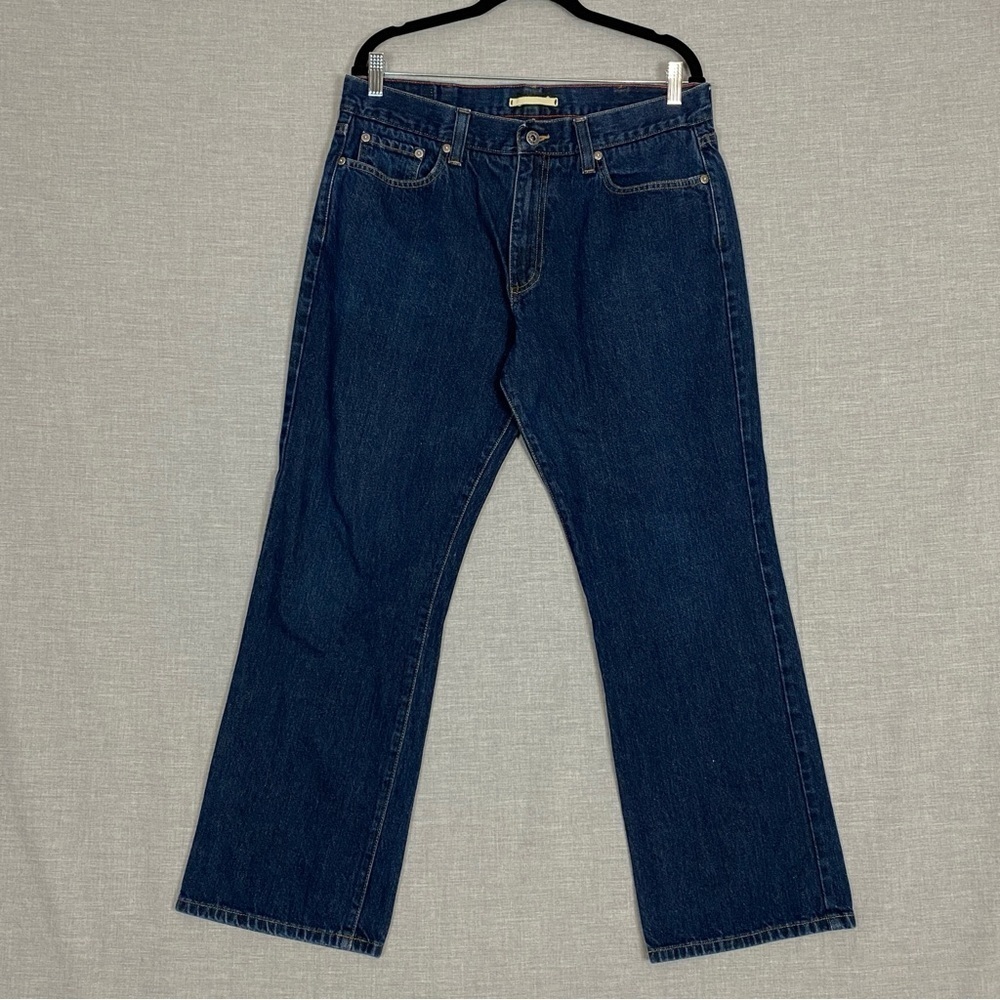 LL Bean Jeans Standard Fit 34x29 Cotton Medium Wash